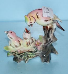 Japanese Ceramic Figurines of Birds