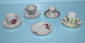 Various Demitasse Cups/ Sacuers