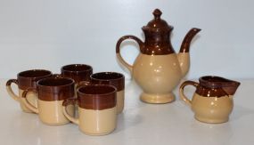 Seven Pieces of Stoneware