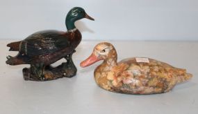 Two Ceramic Ducks