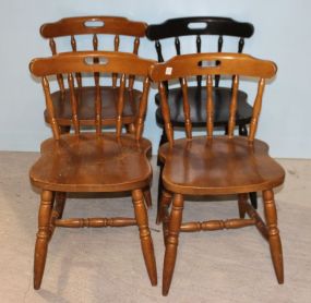 Four Maple Side Chairs