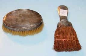 Sterling Black & Star Brush and Appin/ Webb Silverplate Brush