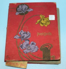 Antique 1900's Postcard Book