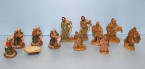 12 Piece Small Resin Nativity Set