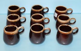 Nine Ceramic Mugs