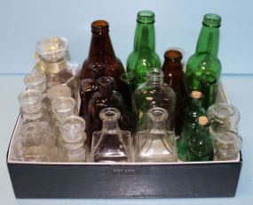 Box Lot of Small Bottles