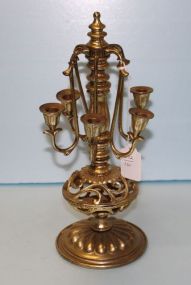 Six Arm Metal Candlestick