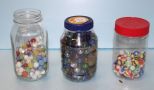 Three Jars of Marbles