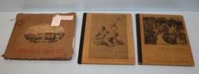 Postcards, Prints, Two Books Goya, Cezanne