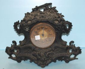 Black Metal, Black Forest Design Mantel Clock