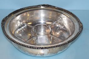 Silverplate Divided Bowl