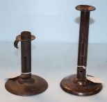 Pair of Metal Candlesticks