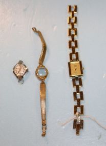 10 K Rolled Gold Plate Bulova Watch (No Band), Hong Kong Gold Plated Band, Anne Klein (Hong Kong) Watch