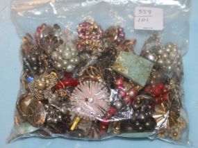 Bag Lot of Costume Jewelry