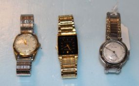 OG75759 Waltham Mani Watch, Stainless Steel Back Oleg Cassni Watch, Bulova 28 Jewel Watch