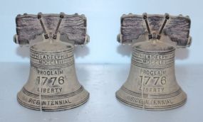 Liberty Bell Iron Bookends