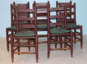 Eight Ladder-back Chairs