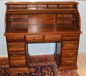 Oak Roll Top Desk