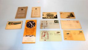 Lot Postcards, First Day Covers, Misc.