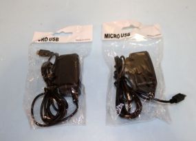 Two Home Wall Chargers for Motorola Droid 2, 3, and 4