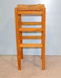 Bar Stool with Rush Seat