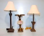 Two Candlestick Lamps