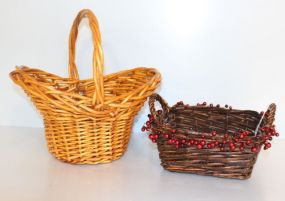 Two Decorative Baskets