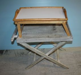 Two Folding Tables