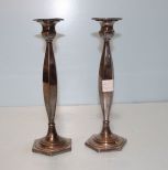 Pair Silverplate Candlesticks