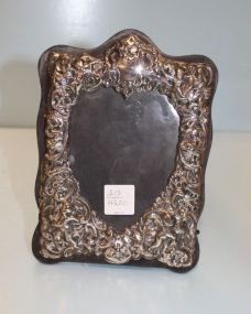 Hear Shaped Glass Silverplate Frame