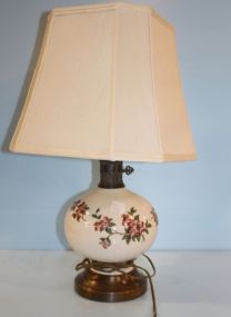 Porcelain Painted Lamp