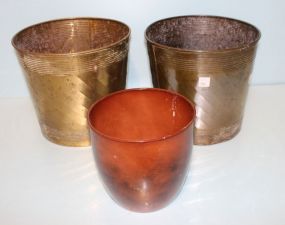 Two Planters, Pottery Planter