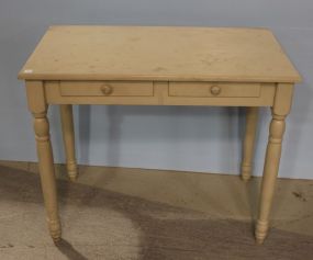 Painted Two Drawer Table