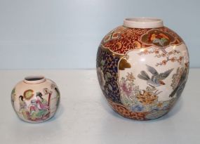 Two Oriental Temple Jars