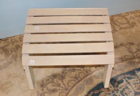 White Adirondack Stool