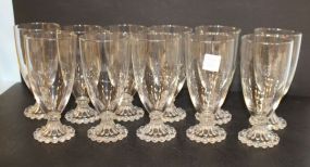 Set of Eleven Tea Glasses