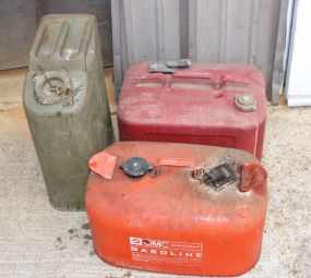 Three Gas Cans