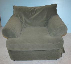 Over Stuffed Upholstered Arm Chair