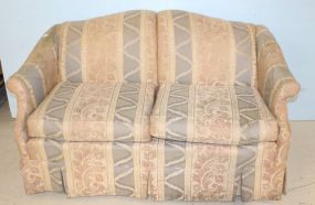Two Cushion Contemporary Love Seat
