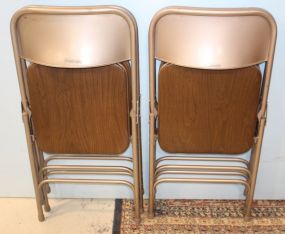Four Samsonite Metal Folding Chairs