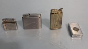 Four Vintage Lighters Zippo (Scorpio) Kaiser, Schick