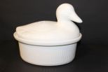 California Pottery Duck Covered Casserole