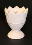 Napco Pink Milk Glass Footed Vase