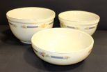 Set of Three Superior Halls Bowls