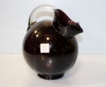 Vintage Amethyst Glass Pitcher