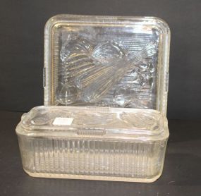 Rectangular Glass Refrigerator Container and Square Refrigerator Container