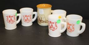 Five Tom and Jerry Mugs, New York City Mug
