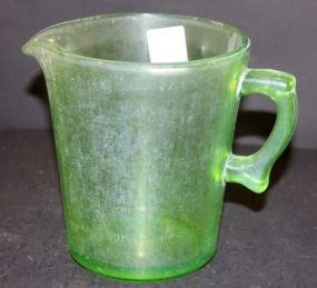 Green Depression Four Cup Measuring Cup