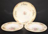 Two Rose China Occupied Japan Bowls and Grindley China Plate