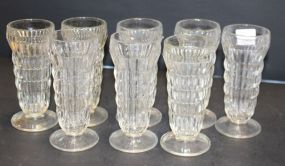 Eight Jeannette Glasses